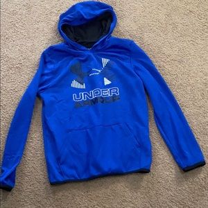 Boys youth XL UA hooded sweatshirt